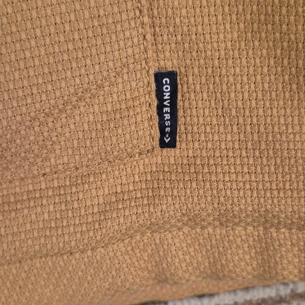CONVERSE x Golf Le Fleur Anorak Tan Cotton Mens Small‎ Hoodie Pullover Jacket